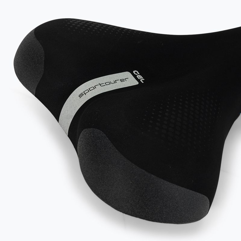 Sella da bicicletta Sportourer Kaalam Gel nera 5