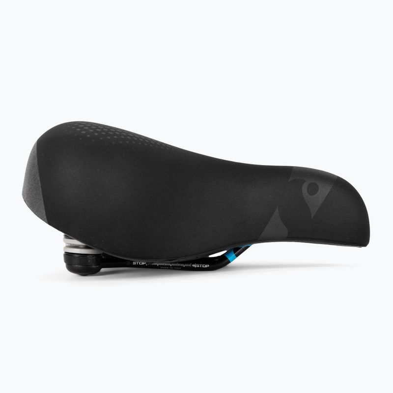 Sella da bicicletta Sportourer Zeta Comfort Gel Flow nera 2
