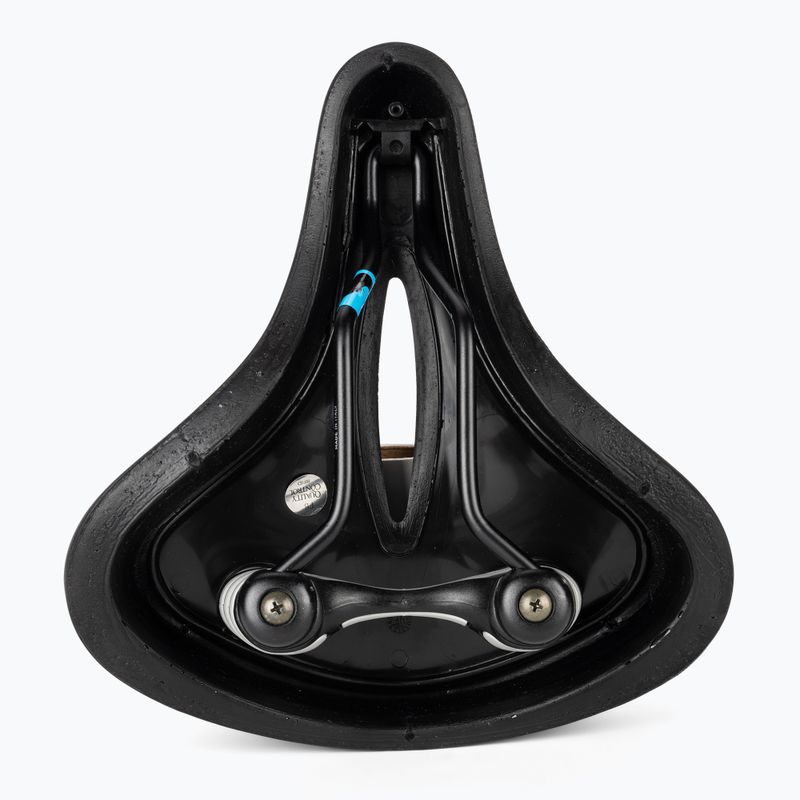Sella da bicicletta Sportourer Zeta Comfort Gel Flow nera 4