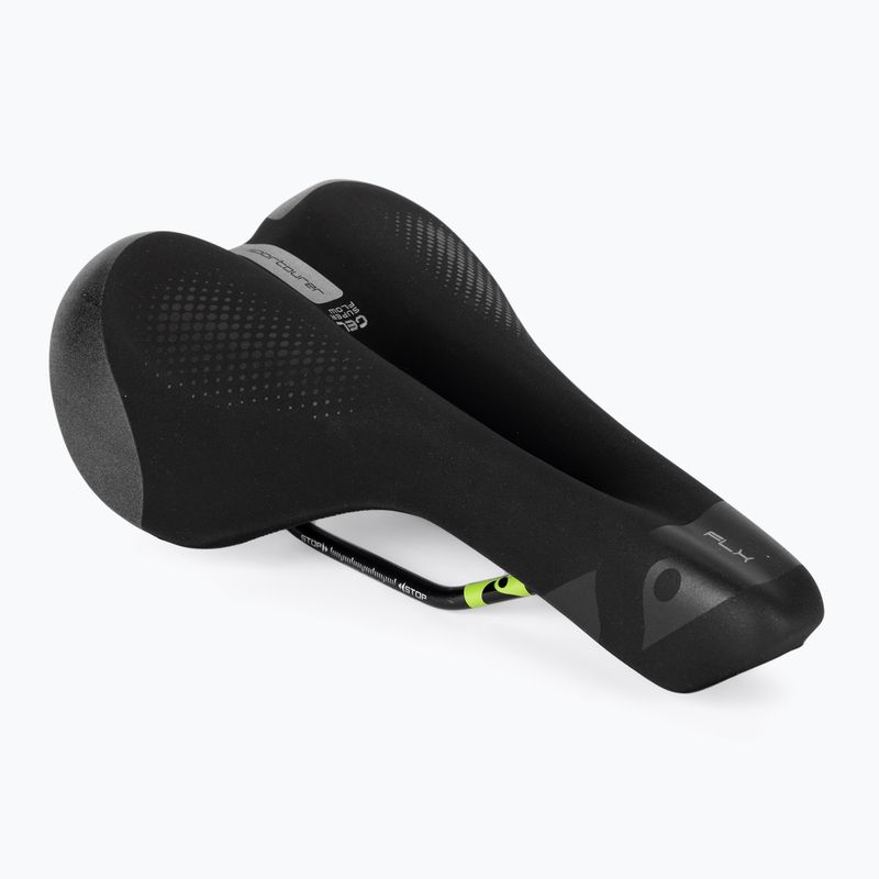Sella per bicicletta Sportourer FLX Unisex Gel Superflow nero