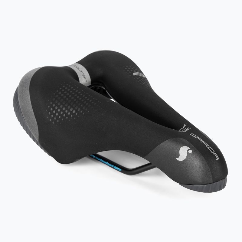 Sella per bicicletta Sportourer Garda E-Bike Superflow nera
