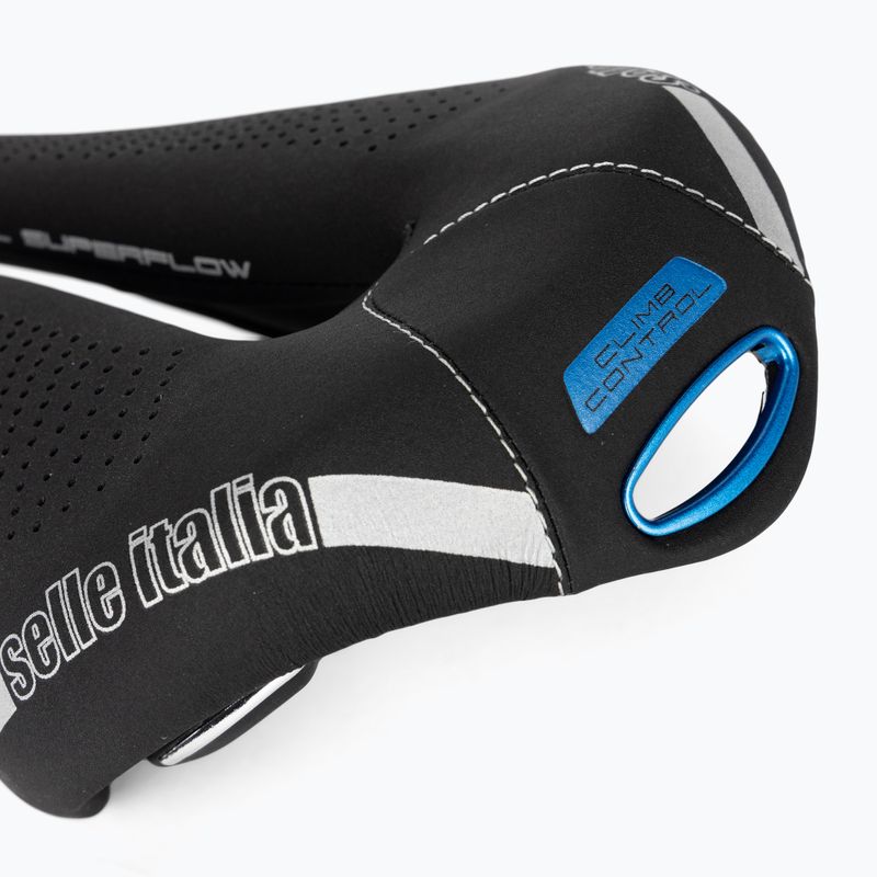 Selle Italia Max Flite E-Bike Gel Superflow L TI 316 Rail, Fibra-Tek, Mokka sella da bici nera 6