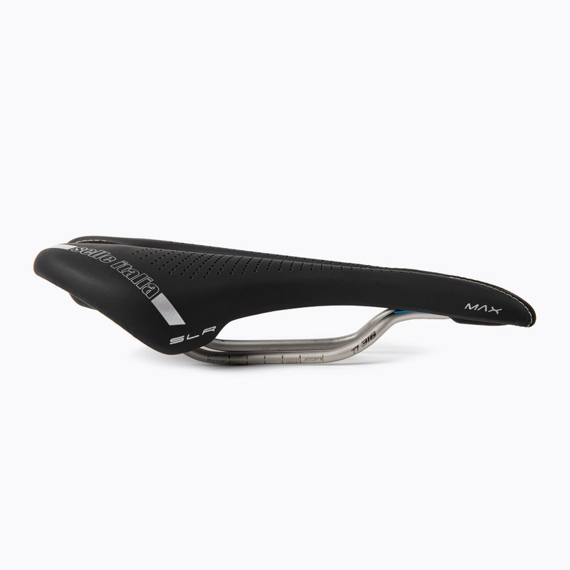 Selle Italia Max SLR Gel Superflow TI 316 Tubo 7, Fibra-Tek nero 2