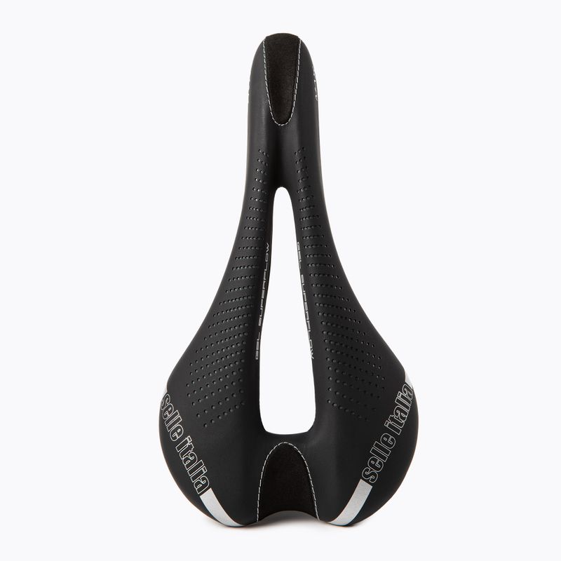 Selle Italia Max SLR Gel Superflow TI 316 Tubo 7, Fibra-Tek nero 3
