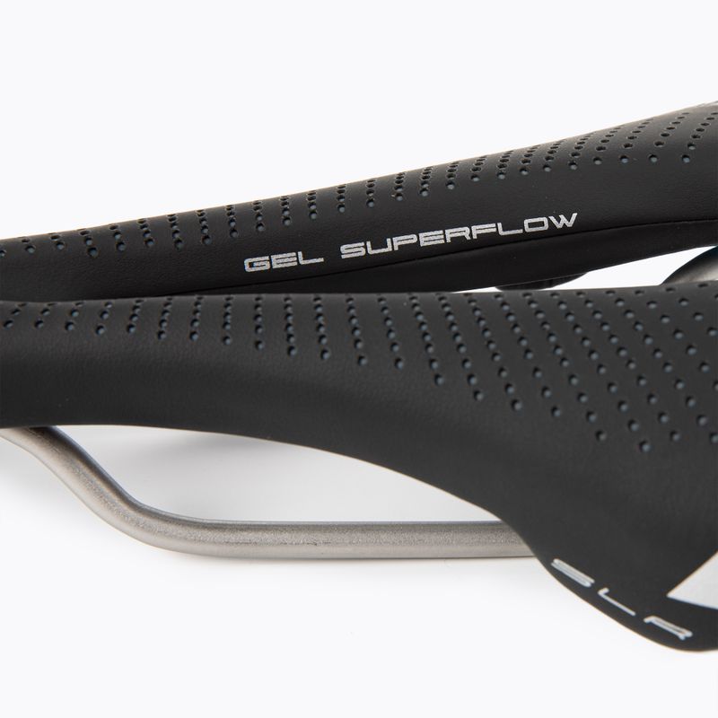 Selle Italia Max SLR Gel Superflow TI 316 Tubo 7, Fibra-Tek nero 5