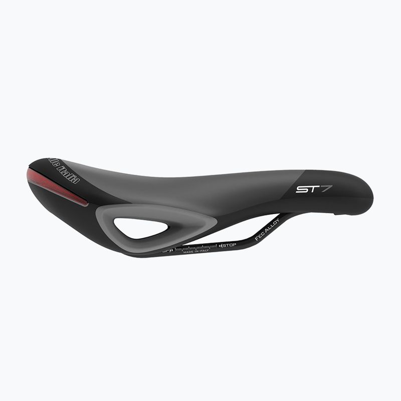 Sella da bici Selle Italia Sportouring ST 7 Vision Superflow, Soft-Tek, Light Gel nero