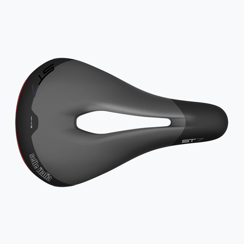 Sella da bici Selle Italia Sportouring ST 7 Vision Superflow, Soft-Tek, Light Gel nero 2