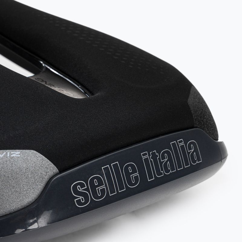 Sella da bici Selle Italia Sportouring ST 5 Flow, Fec Alloy Rail, Soft-Tek, Light Gel nero 5