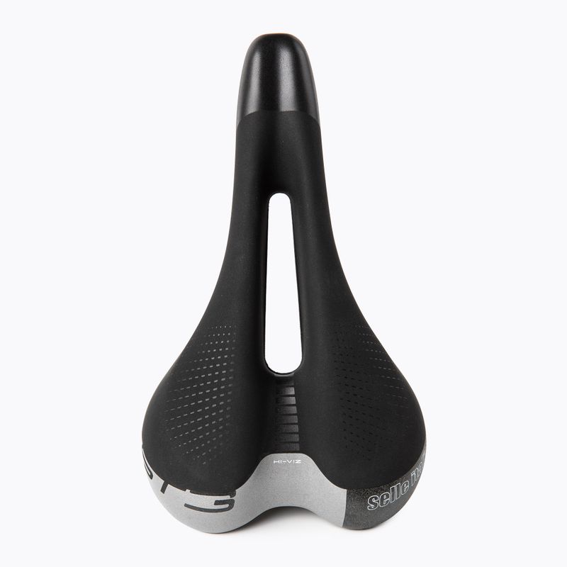 Selle Italia Sportouring ST 3 Superflow da uomo, Fec Alloy Rail Soft-Tek Light Gel 4