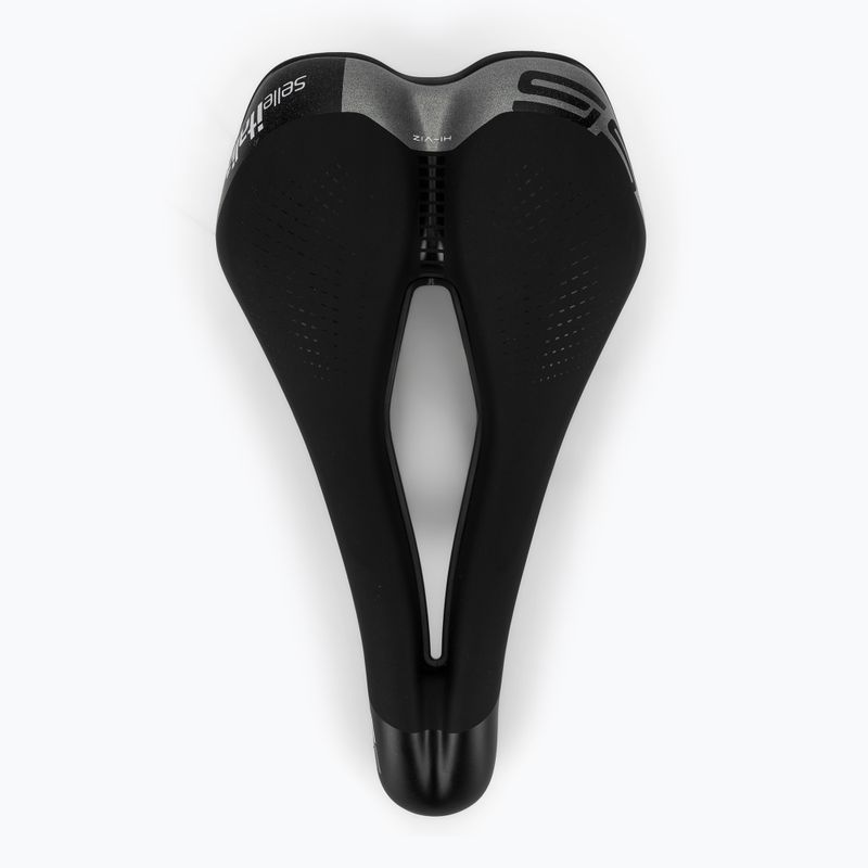 Sella da bici Selle Italia Sportouring S 5 Superflow, Fec Alloy Rail, Soft-Tek, Light Gel nero 3