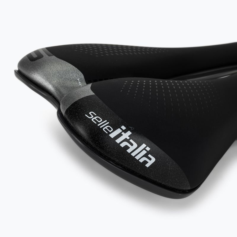 Sella da bici Selle Italia Sportouring S 5 Superflow, Fec Alloy Rail, Soft-Tek, Light Gel nero 5
