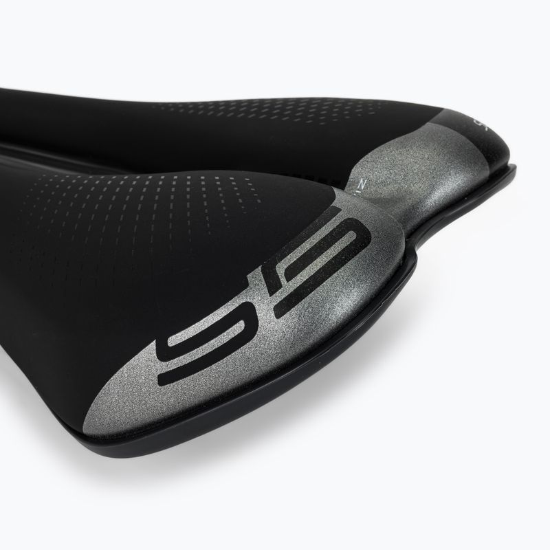 Sella da bici Selle Italia Sportouring S 5 Superflow, Fec Alloy Rail, Soft-Tek, Light Gel nero 6