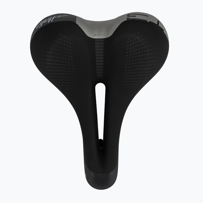 Sella da bici Selle Italia Sportouring T 3 Flow, Fec Alloy Rail, Soft-Tek, Light Gel nero 3