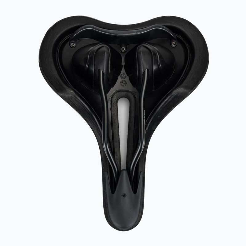 Sella da bici Selle Italia Sportouring T 3 Flow, Fec Alloy Rail, Soft-Tek, Light Gel nero 4