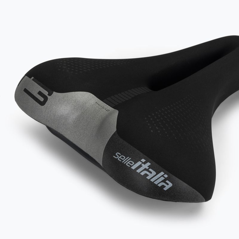 Sella da bici Selle Italia Sportouring T 3 Flow, Fec Alloy Rail, Soft-Tek, Light Gel nero 5