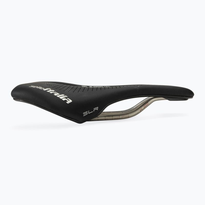 Selle Italia Max SLR Boost Gel Superflow, TI 316 Rail, Fibra-Trek, Light Gel nero 2