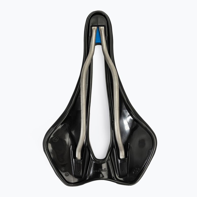 Selle Italia Max SLR Boost Gel Superflow, TI 316 Rail, Fibra-Trek, Light Gel nero 4