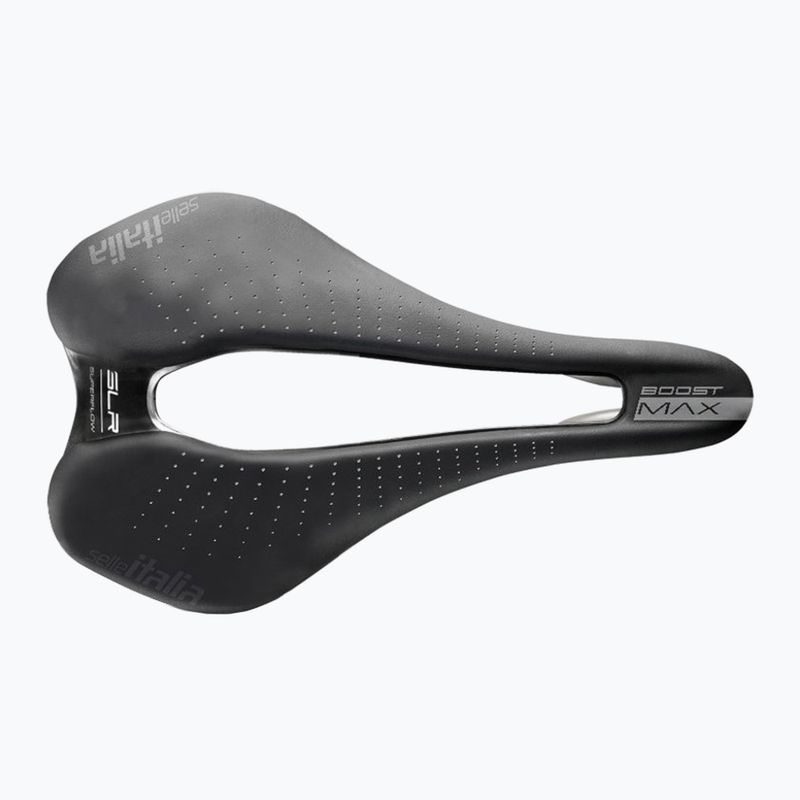 Selle Italia Max SLR Boost Gel Superflow, TI 316 Rail, Fibra-Trek, Light Gel nero 7