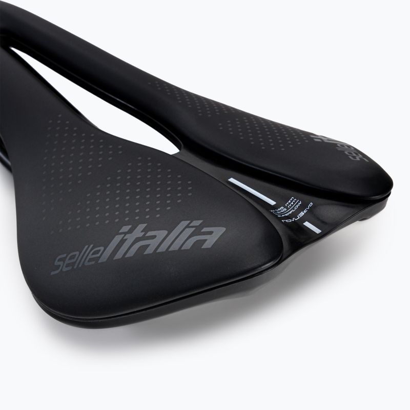 Sella da bici Selle Italia Novus Boost Evo TM, Superflow, Manganese Rail, Soft-Tek nero 5