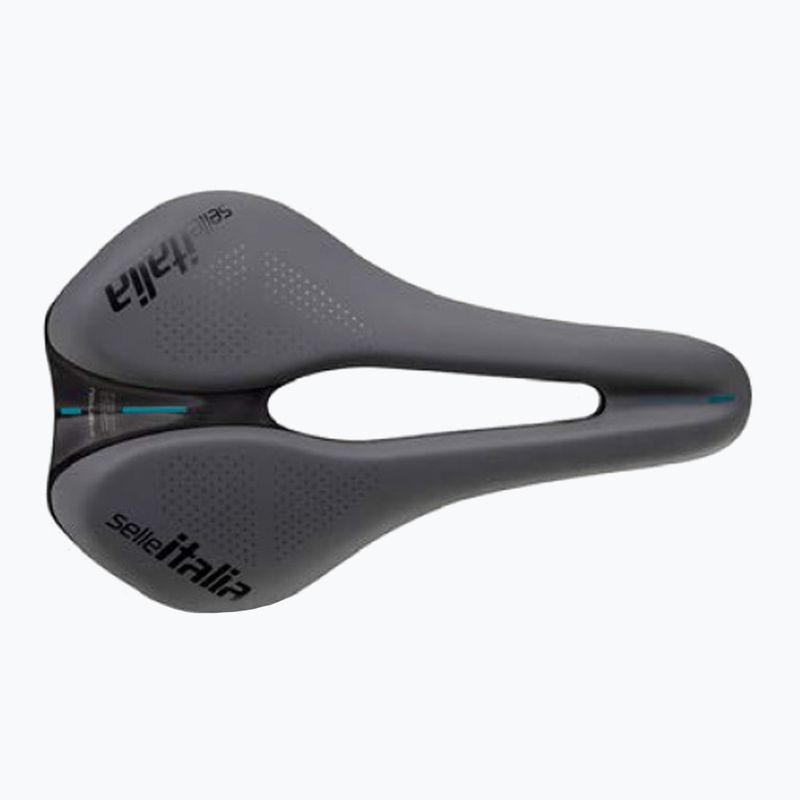 Sella da bici Selle Italia Novus Boost Evo Gravel TM, Superflow, Manganese Rail, Soft-Trek grigio 2