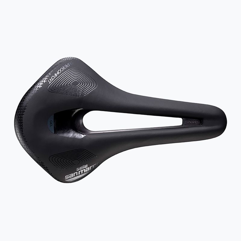 SAN MARCO Shortfit 2.0 Supercomfort Wide Racing Open sella da bicicletta nera 2