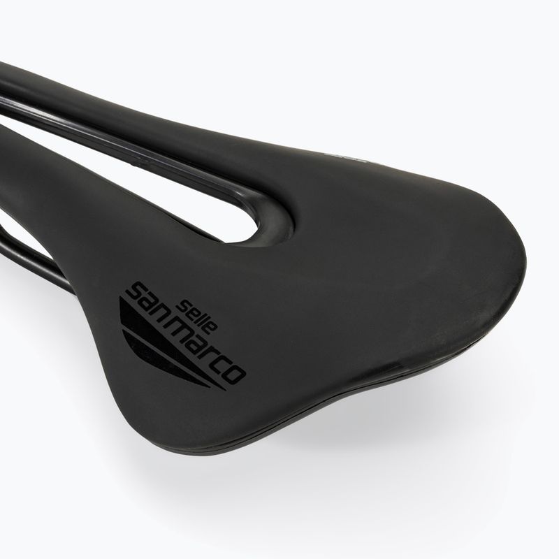 SAN MARCO Sella da bicicletta Shortfit 2.0 Sport Narrow Open nera 5
