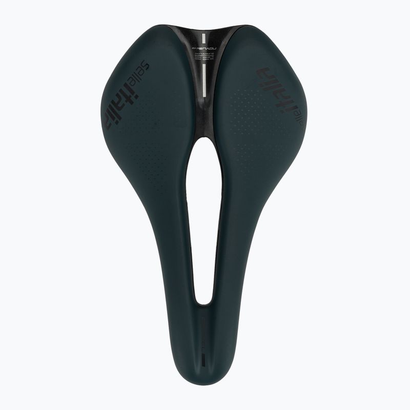 Sella per bicicletta Selle Italia Novus Boost Evo Gravel TM Superflow, Manganese Rail, Soft-Trek blu 3