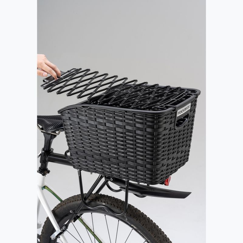 Cestino per bici Kosz Rockbros 330003001 Rear Bicycle Basket black 2