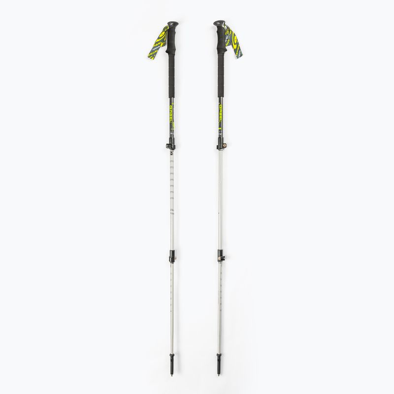 Bastoncini da trekking GABEL Multigrip Carbon FAST LOCK nero 7008450310000