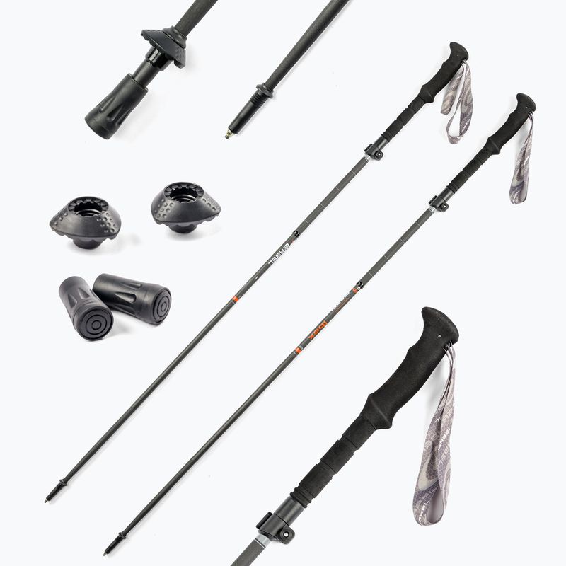Bastoncini da trekking GABEL IBEX XTL nero 700840010 6