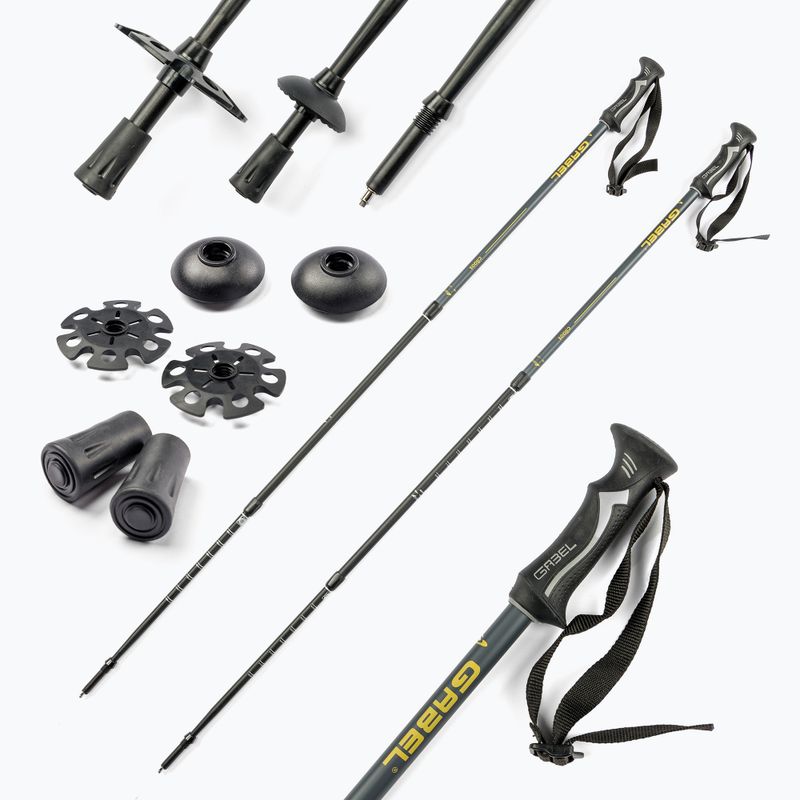 GABEL Cilaos Ardesia grigio bastoncini da trekking 7007446900000 7