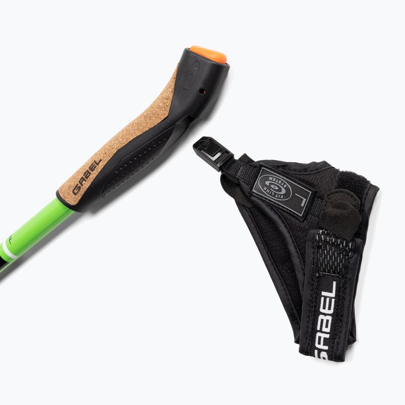 Bastoncini da nordic walking GABEL Strech Carbon verde 4