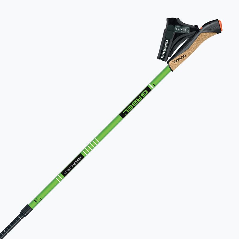 Bastoncini da nordic walking GABEL Strech Carbon verde 8