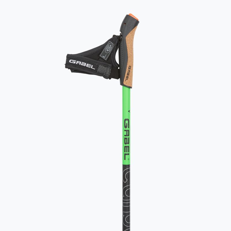 Bastoncini da nordic walking GABEL Carbon XT 2S 80 F.L. black/lime 2