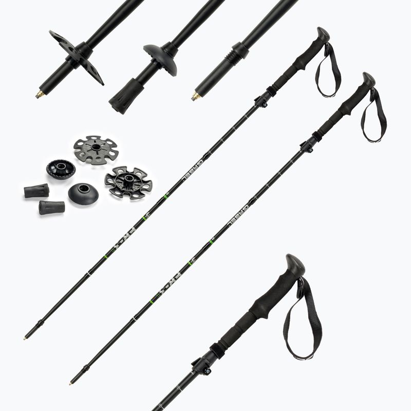 Bastoncini da trekking GABEL FR-3 FL Lite XTR nero-grigio 7009391920000 5