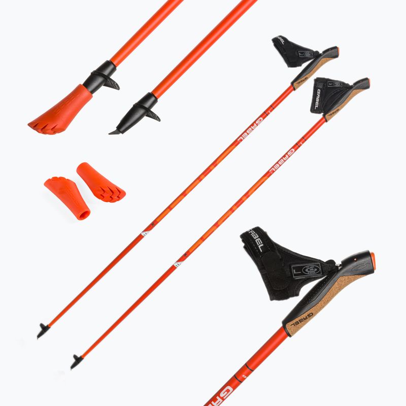 Gabel X-1.35 Active bastoncini da nordic walking arancione 7009361151050 4