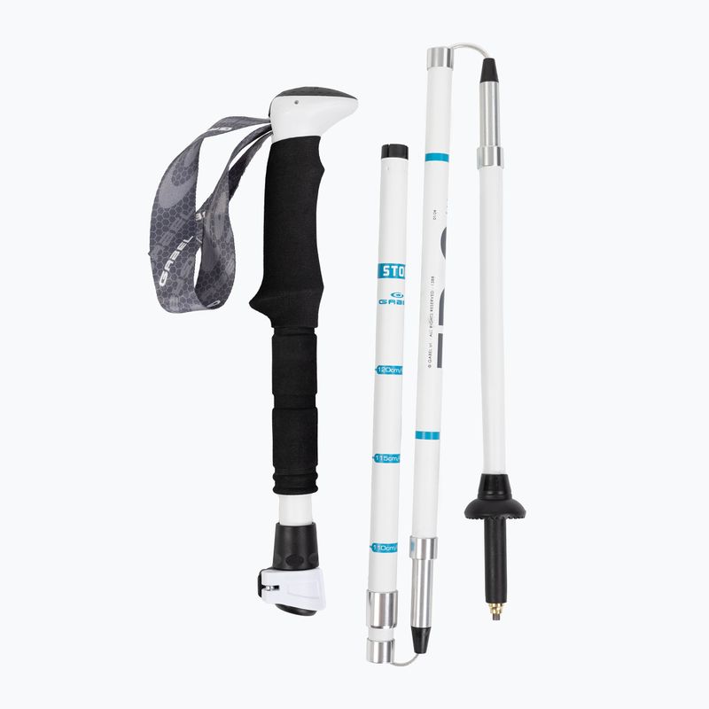 Bastoncini da trekking GABEL FR-3 EF bianco 2