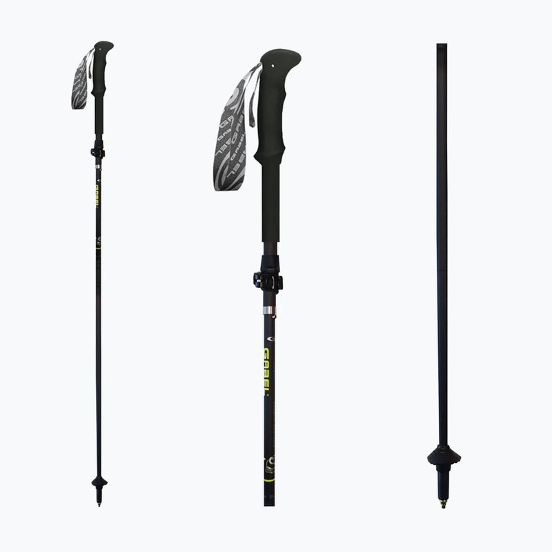Bastoncini da nordic walking GABEL Carbon Feather XTL black