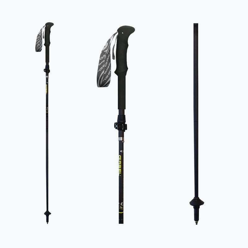 Bastoncini da nordic walking GABEL Carbon Feather XTS black
