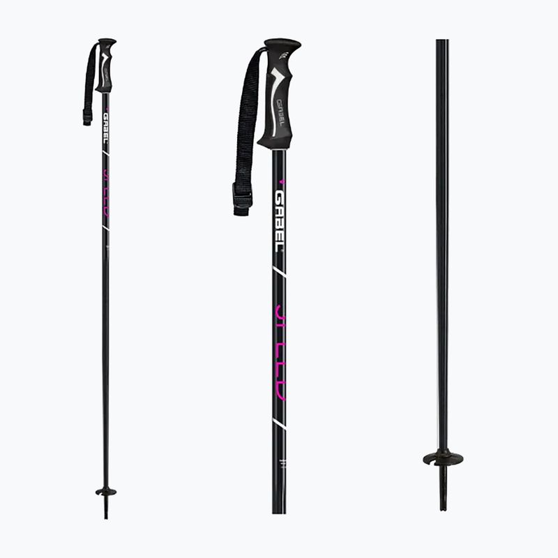 Bastoncini da sci GABEL Speed black/pink 6