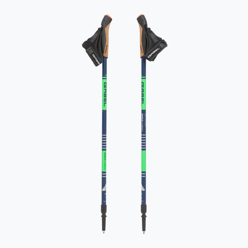 Bastoncini da nordic walking GABEL Strech Carbon lime 5