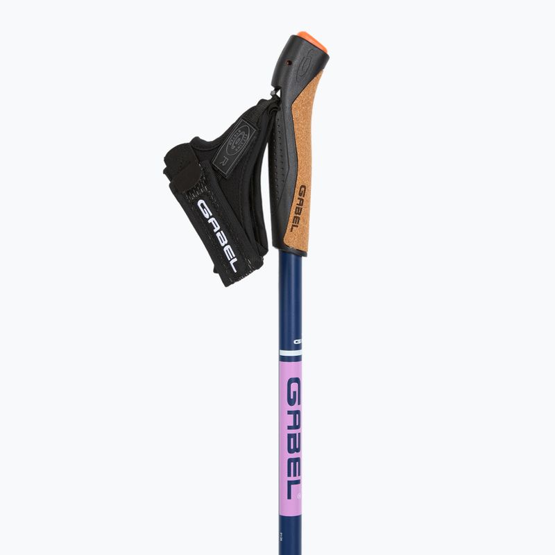Bastoncini da nordic walking GABEL Strech Carbon purple 2