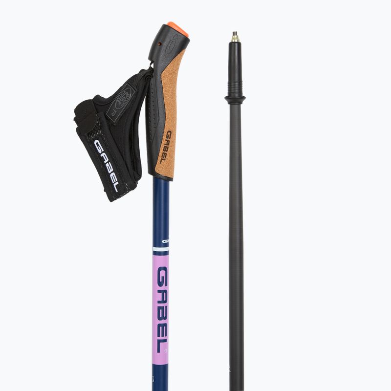 Bastoncini da nordic walking GABEL Strech Carbon purple 3