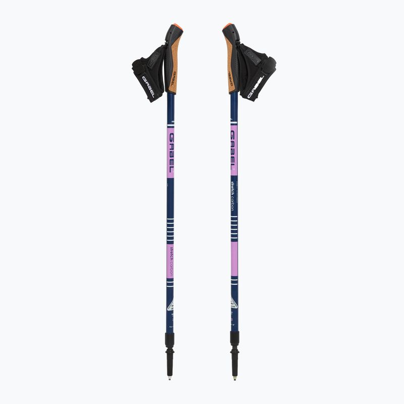 Bastoncini da nordic walking GABEL Strech Carbon purple 5