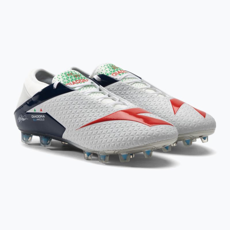 Diadora Match Winner Blushield RB BSH 12 scarpe da calcio uomo bianco DD-101.172386-C6487 5