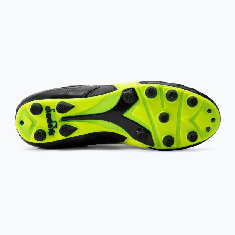 Scarpe da calcio uomo Diadora Match Winner RB Italy LT MDPU nero-verde DD-101.172363-C0004 4