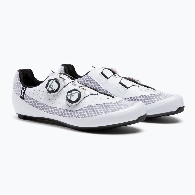 Scarpe da strada Northwave da uomo Mistral Plus bianco 4