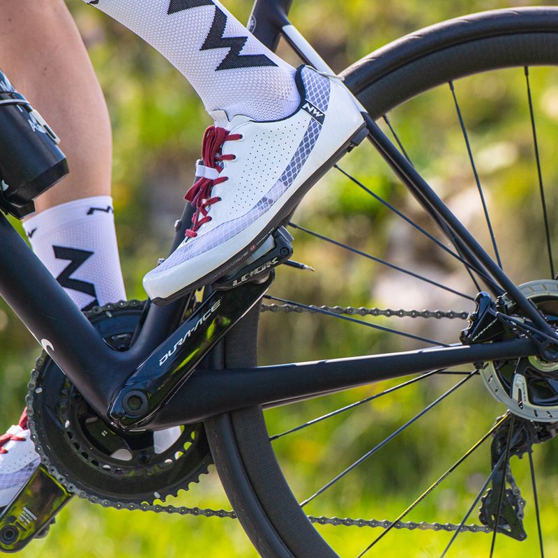 Scarpe da ciclismo su strada da uomo Northwave Mistral white 5