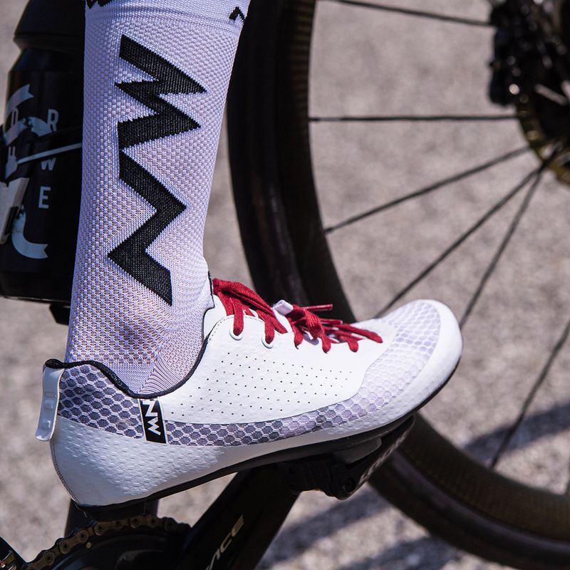 Scarpe da ciclismo su strada da uomo Northwave Mistral white 6
