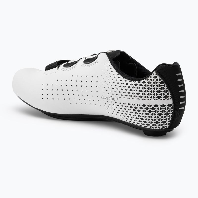 Northwave Core Plus 2 scarpe da strada da uomo bianco/nero 3